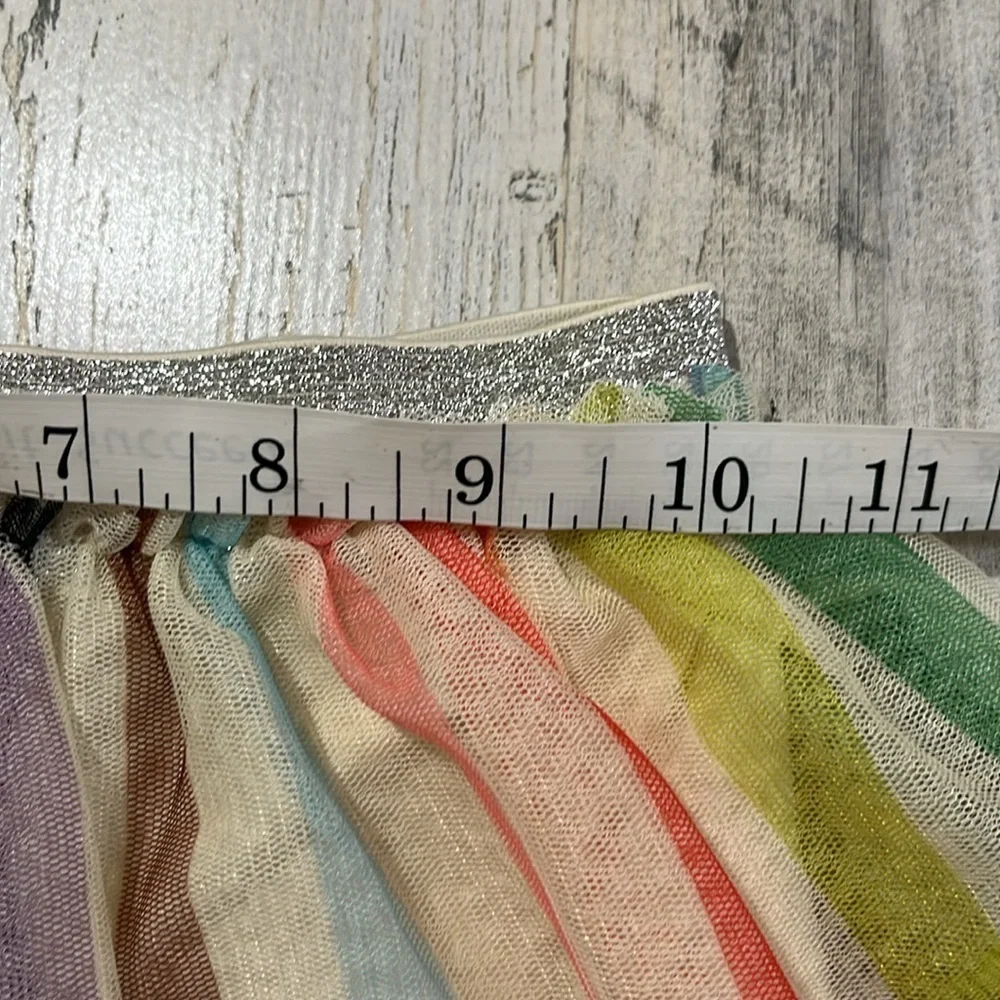 NEW Target kids Rainbow Skirt Tutu LGBTQ New W Tags Stripes size 4/5